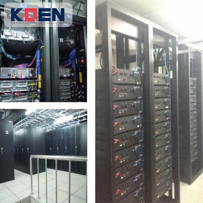نظام طاقة احتياطي للطوارئ مزود بخادم سحابي مثبت على رف بقوة 360 كيلووات ساعة من KOEN Commercial في الصين